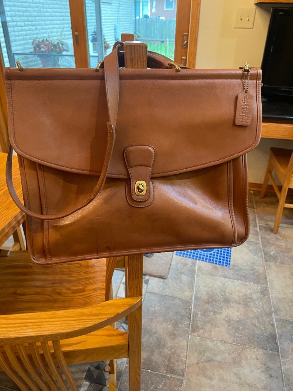 vintage coach briefcase, beautiful condition
